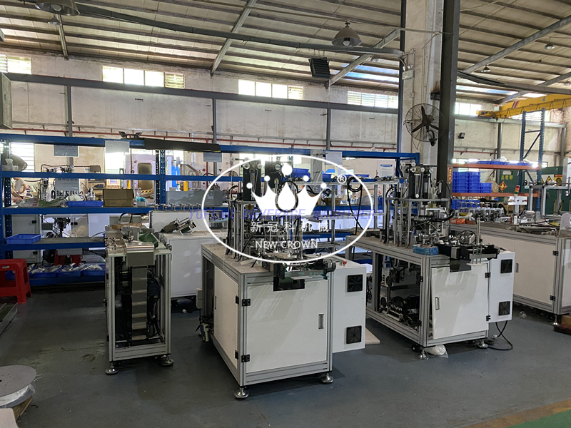Automatic 3 poly medical face mask making machine