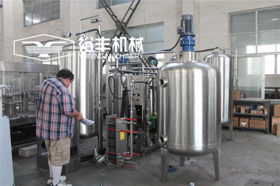 6 Tank Automatic carboanted Drink Production Line